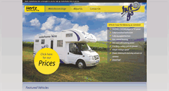 Desktop Screenshot of hertzmotorhomehire.com